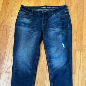 Old Navy cropped jeans boyfriend sz 6